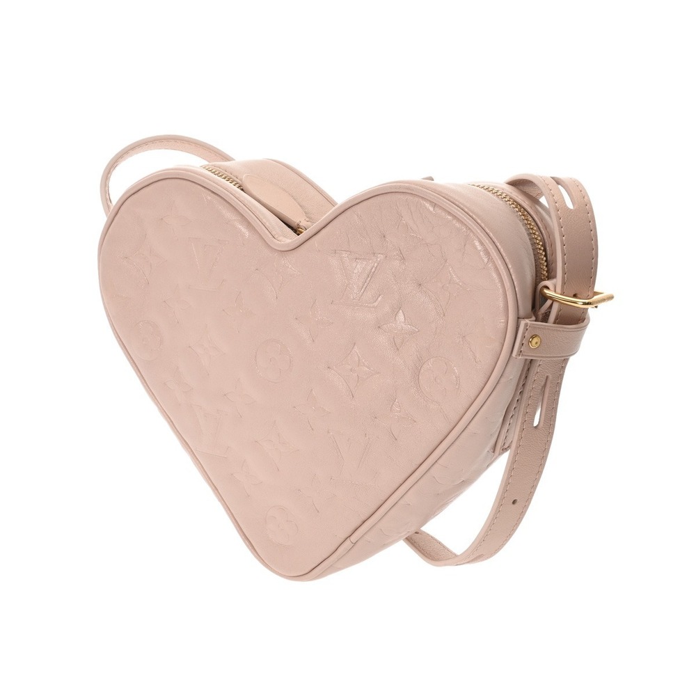 Louis Vuitton Pink Bag Fall Shoulder Monogram Cool Love Sac Leather
